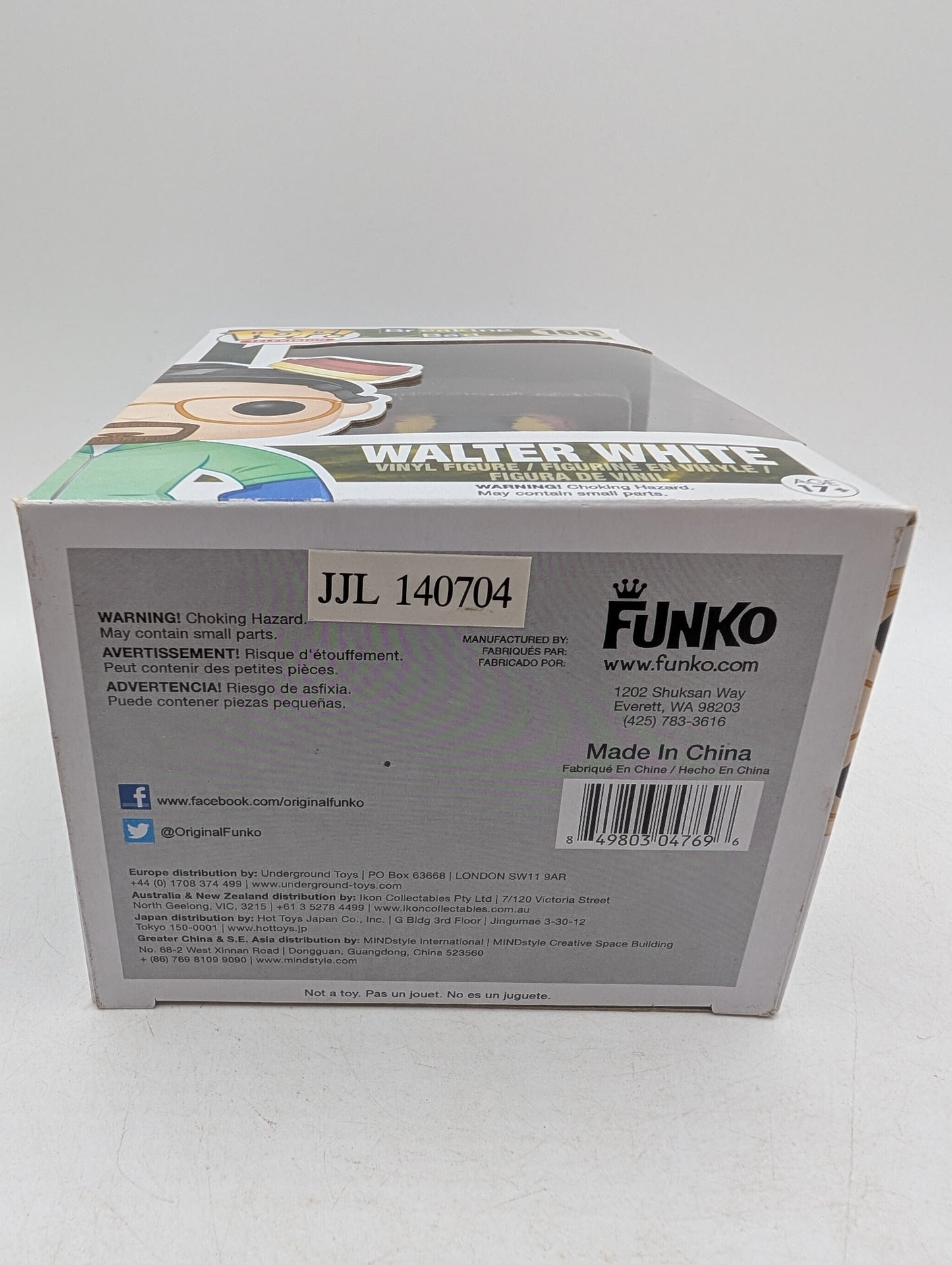 FUNKO Pop! Breaking Bad Walter White in Green Hazmat Suit #160
