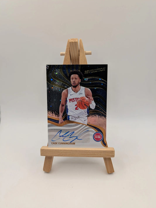 Cade Cunningham 2024-25 Panini Revolution - Cosmo /35 Auto Pistons SSP HIT FRENLY BRICKS - Open 7 Days