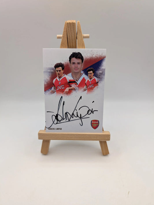 2025 Futera Anders Limpar /7 Auto Autograph Arsenal FRENLY BRICKS - Open 7 Days