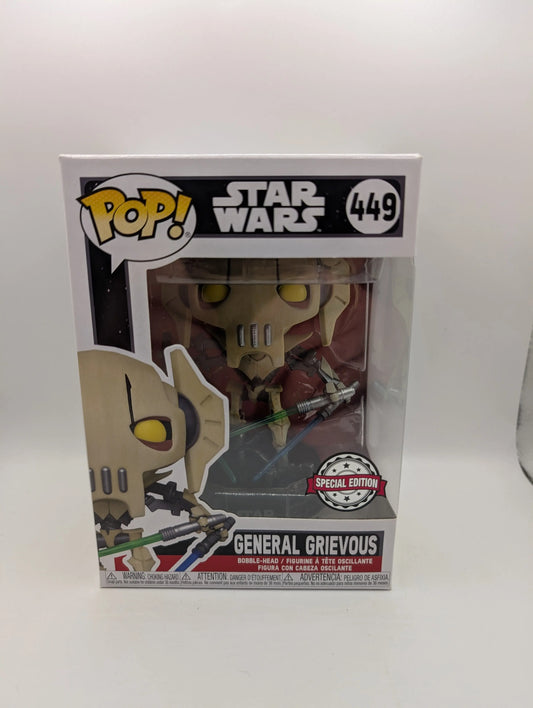 Funko Pop! Vinyl: Star Wars - General Grievous #449 - Special Edition FRENLY BRICKS - Open 7 Days