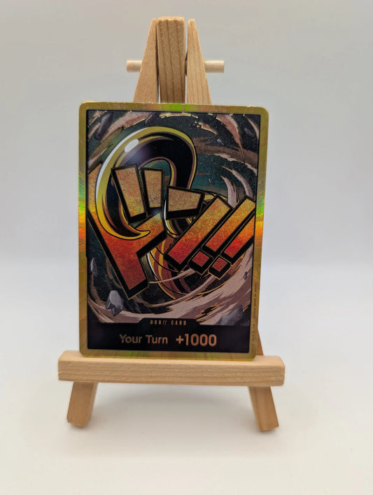 One Piece TCG PRB-01 Gold Don Sir Crocodile Full Art Foil Card NM FRENLY BRICKS - Open 7 Days
