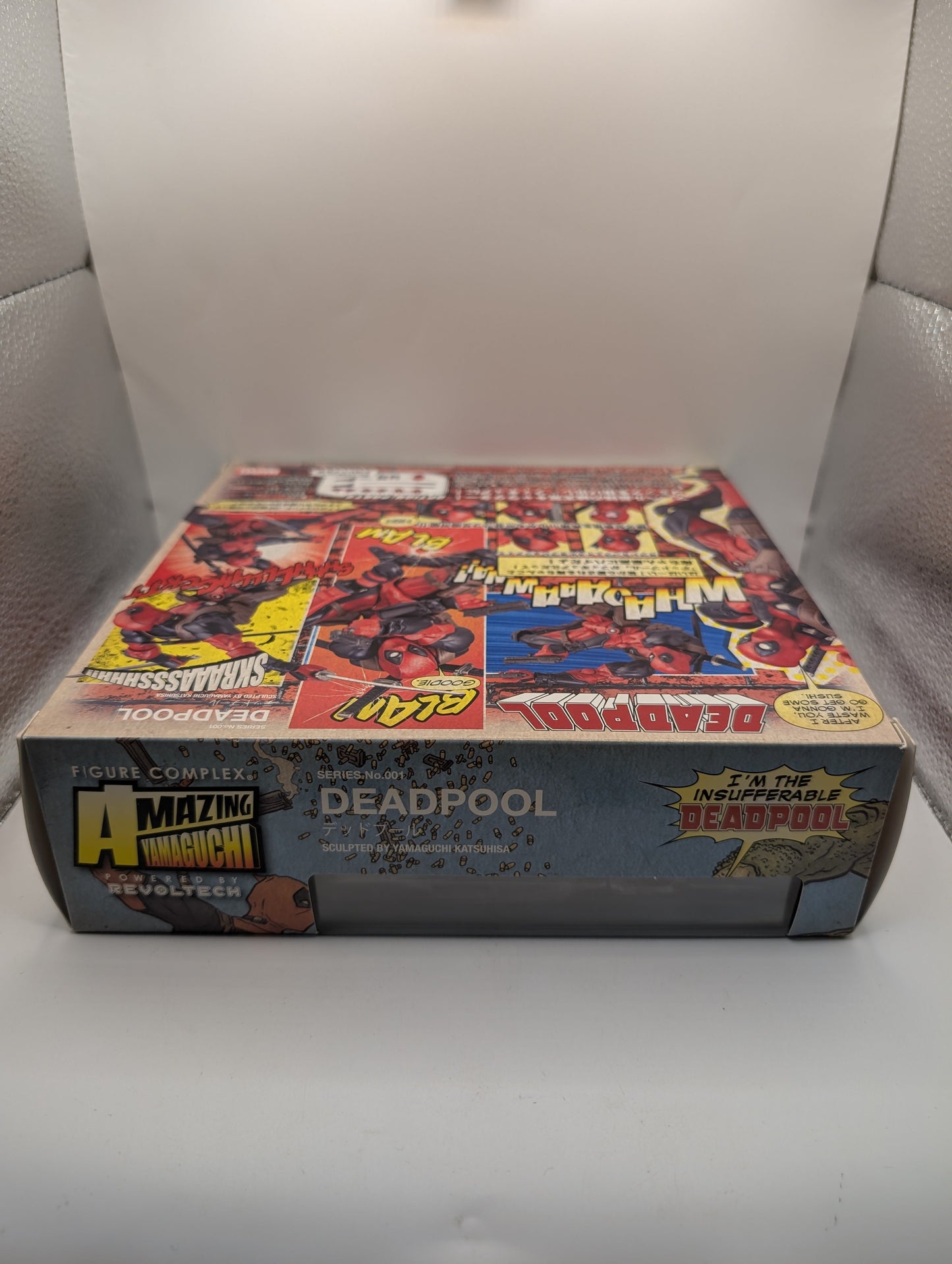 Amazing Yamaguchi No.001 Deadpool Figure - KAIYODO Japan broken seal FRENLY BRICKS - Open 7 Days