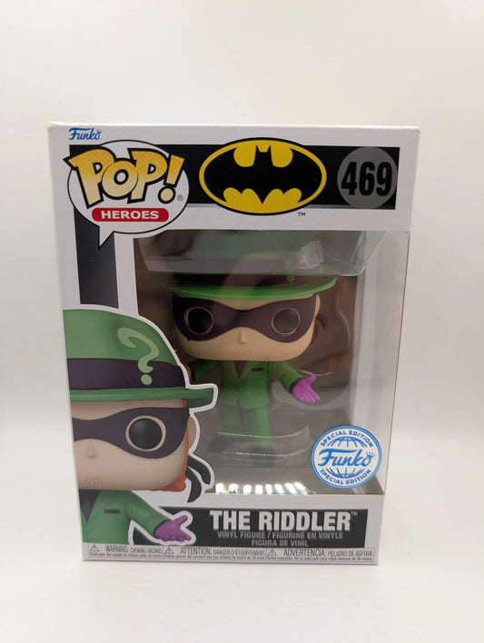 Batman - The Riddler Green Suit Pop! Vinyl Figure (RS) #469 Funko FRENLY BRICKS - Open 7 Days