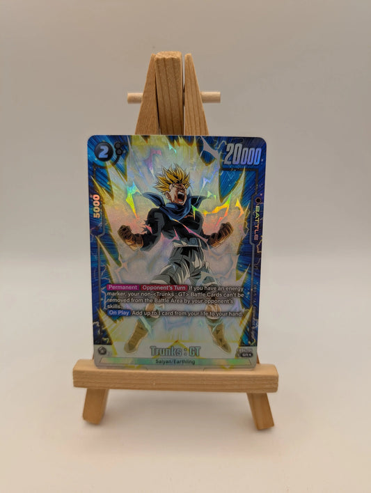 Dragon Ball Super Fusion World - Trunks : GT FB04-114 SR Alternate Art FRENLY BRICKS - Open 7 Days