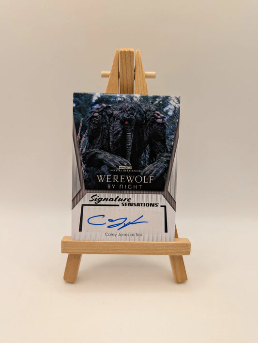 2024 Upper Deck Marvel Studios Disney+ Carey Jones Auto As Ted QTY Werewolf By FRENLY BRICKS - Open 7 Days