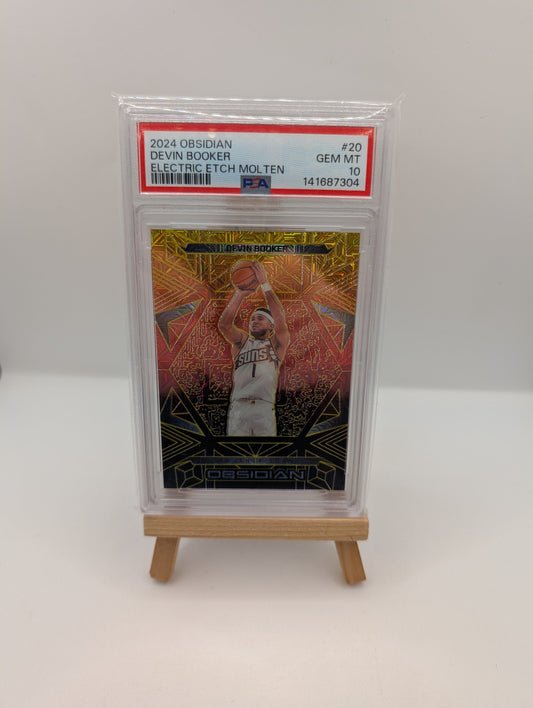 2024-25 Obsidian Devin Booker Electric Etch Molten /10 Phoenix Suns #20 PSA 10 FRENLY BRICKS - Open 7 Days
