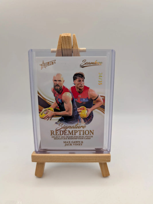 Max Gawn & Jack Viney - Melbourne Demons - Signature Redemption - /35 Seamless FRENLY BRICKS - Open 7 Days
