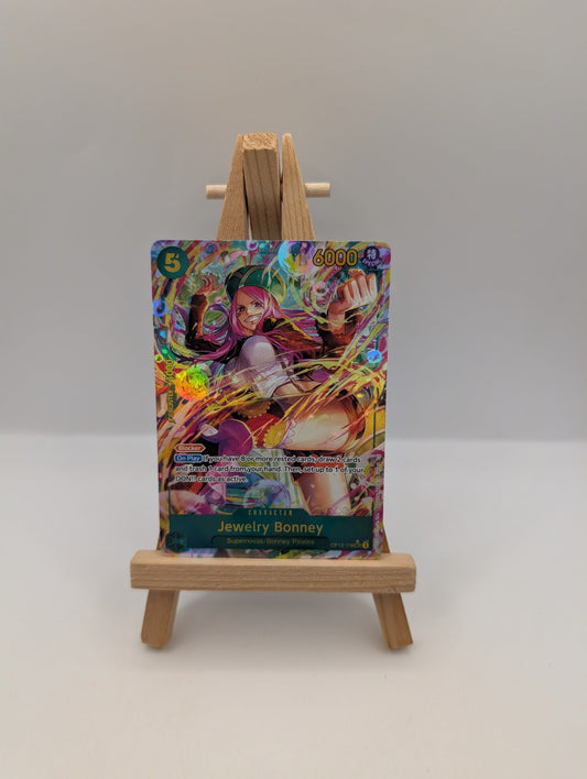 One Piece - Jewlery Bonney OP12-118 SEC Alt Art NM FRENLY BRICKS - Open 7 Days