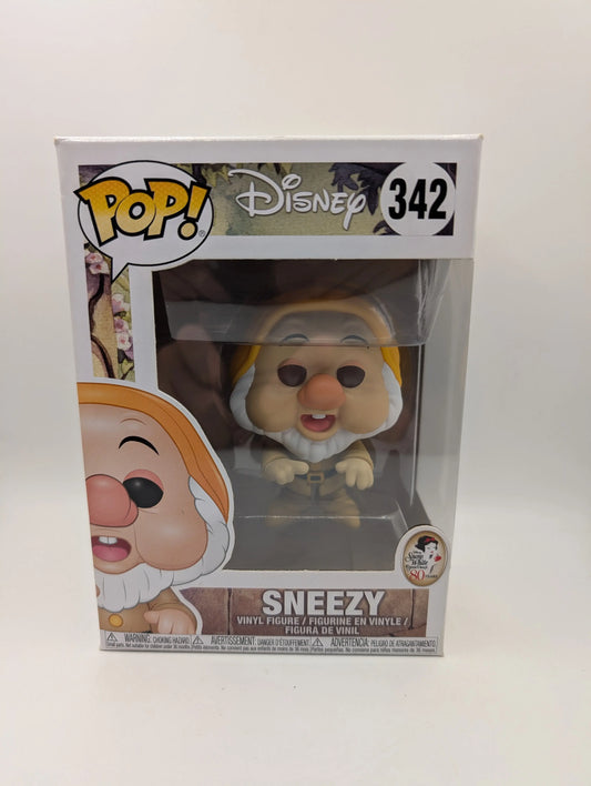 Funko Pop! Vinyl: Disney - Sneezy #342 FRENLY BRICKS - Open 7 Days