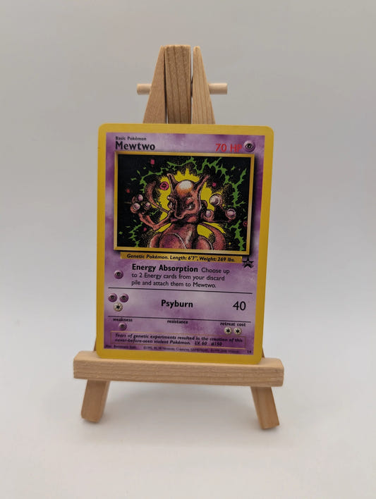 Mewtwo 14 WOTC Black Star Promo - Pokémon Card LP