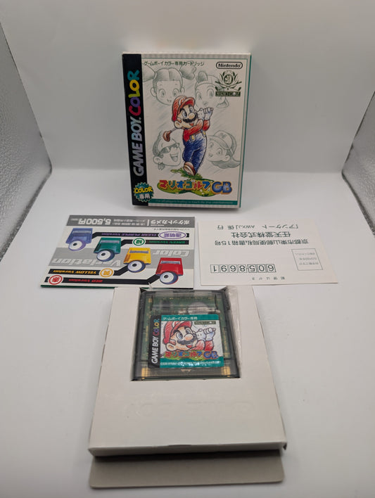 MARIO GOLF Nintendo Game Boy COLOR Japan Import GB GBC Sports Boxed Complete FRENLY BRICKS - Open 7 Days
