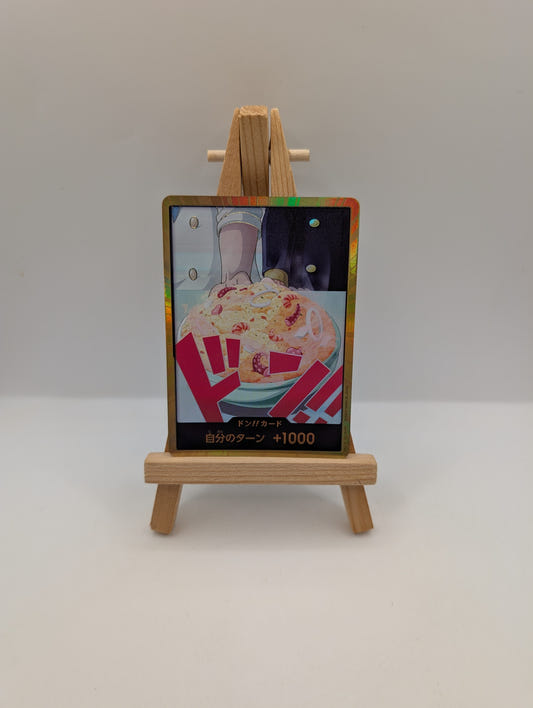 One Piece Japan DON Card Sanji PRB-02 Gold Frame THE BEST vol.2 FRENLY BRICKS - Open 7 Days