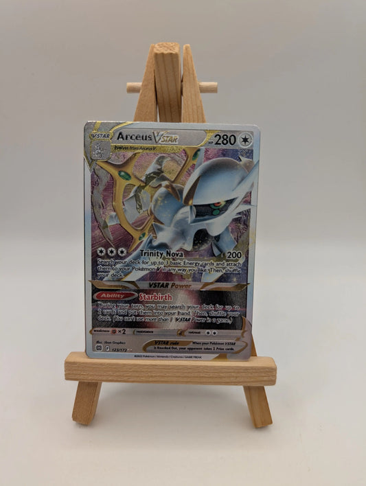 Arceus VSTAR 123/172 (Metal Card) Sword & Shield: Brilliant Stars FRENLY BRICKS - Open 7 Days