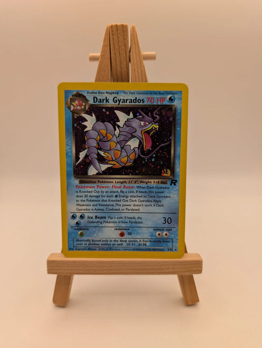 Pokemon Card - Prerelease Dark Gyarados 8/82 Team Rocket Promo Holo FRENLY BRICKS - Open 7 Days