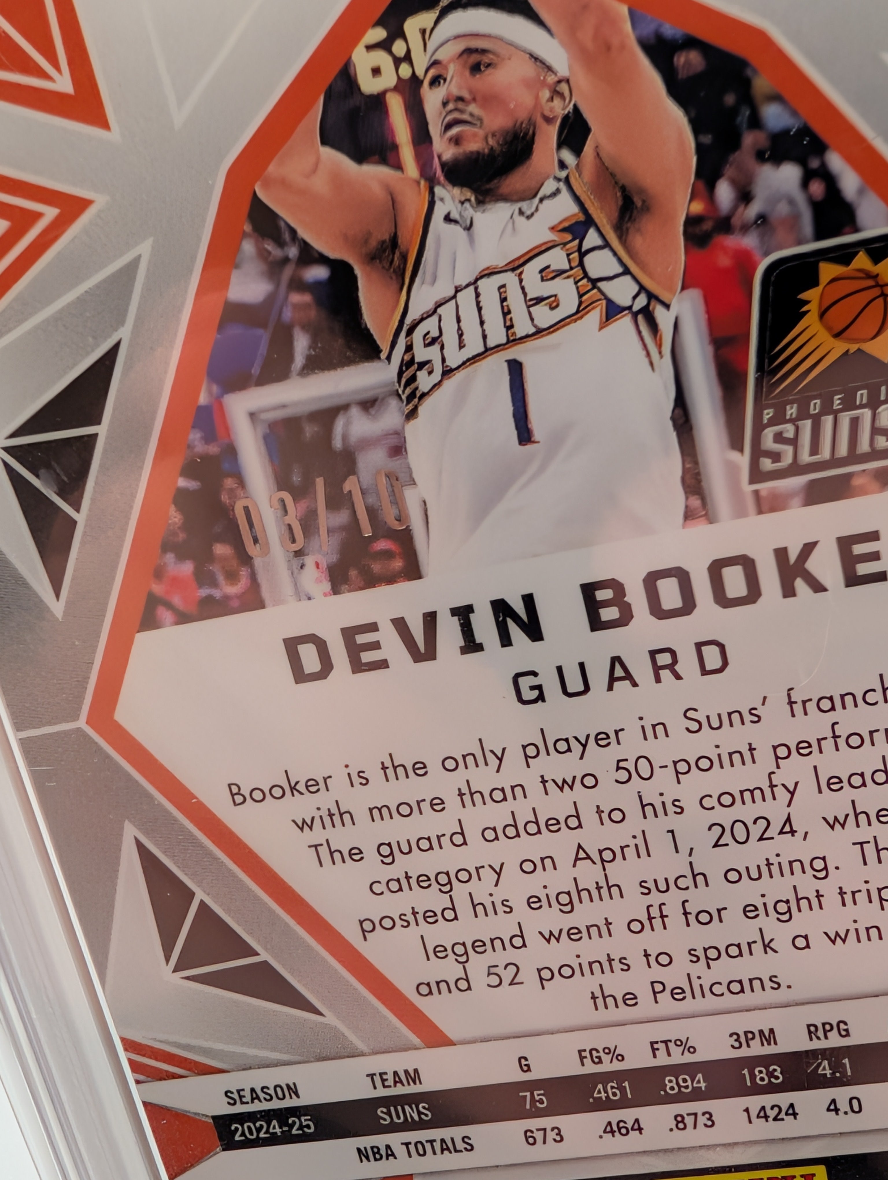 2024-25 Obsidian Devin Booker Electric Etch Molten /10 Phoenix Suns #20 PSA 10 FRENLY BRICKS - Open 7 Days