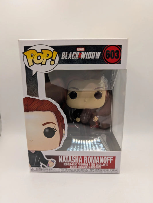 Funko Pop! NATASHA ROMANOFF Black Widow #603 FRENLY BRICKS - Open 7 Days