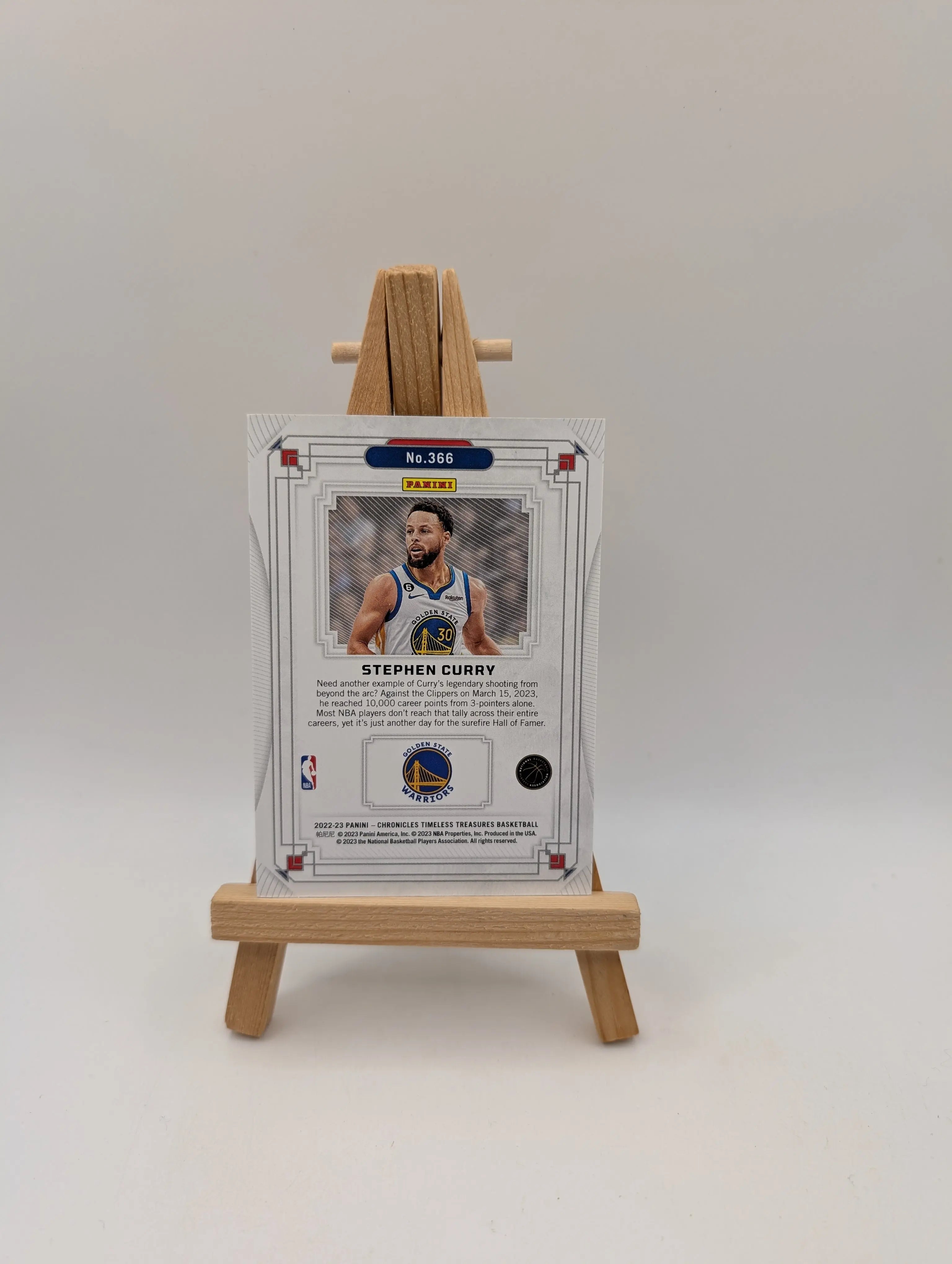 Stephen Curry 2022-23 Panini Chronicles Timeless Treasures /99 #366 FRENLY BRICKS - Open 7 Days