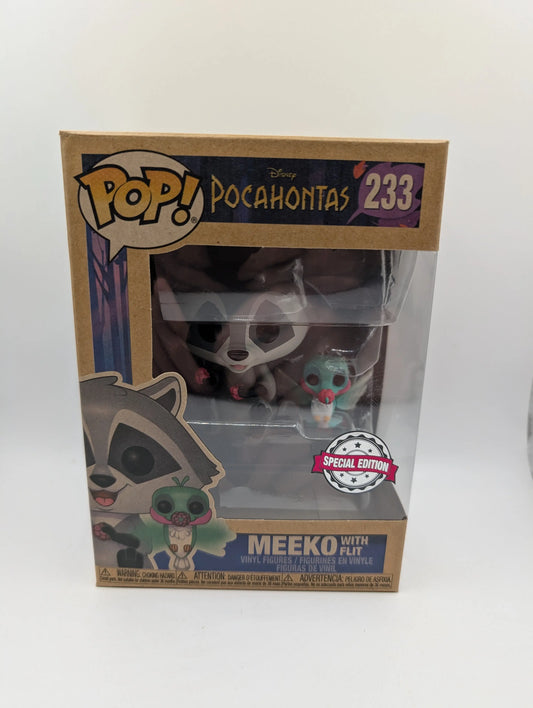 FUNKO POP Disney Pocahontas Meeko With Flit # 233 FRENLY BRICKS - Open 7 Days