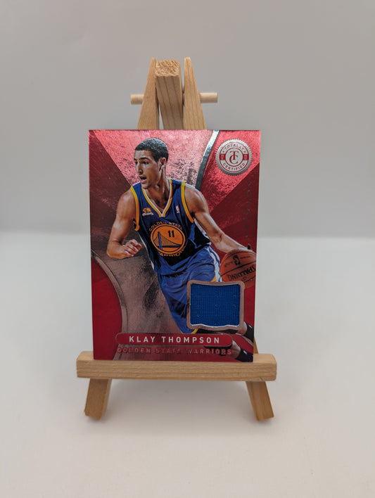 Klay Thompson 2012-13 Totally Certified Basketball Game Worn Patch FRENLY BRICKS - Open 7 Days