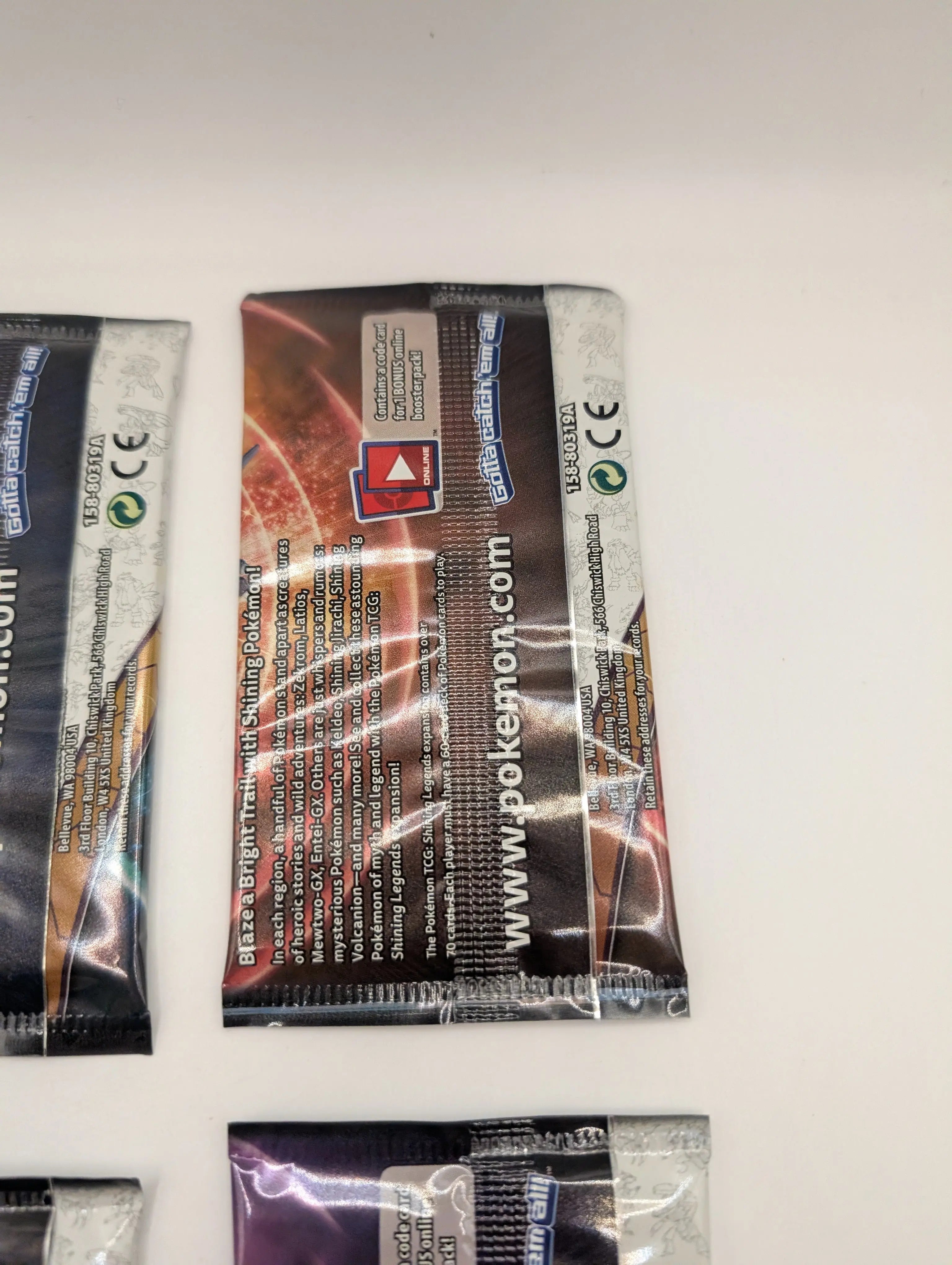 Pokemon Shining Legends Booster Packs Art Set x4 New & Sealed Sun Moon, photo 7