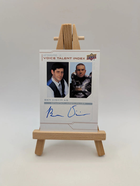 Upper Deck HALO Legacy Collection AUTO Card Ben Diskin as Spartan Jared Miller FRENLY BRICKS - Open 7 Days