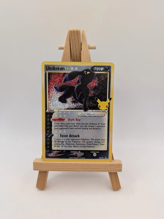 Umbreon Gold Star 17/17 Pokemon TCG Celebrations Classic Collection FRENLY BRICKS - Open 7 Days