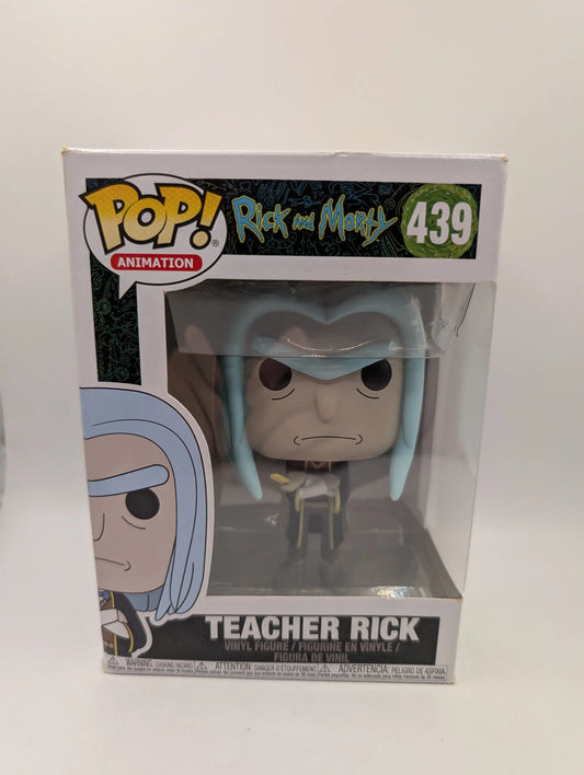 Funko Pop! Teacher Rick #439 Rick and Morty 2018 Vaulted Animation Figure FRENLY BRICKS - Open 7 Days