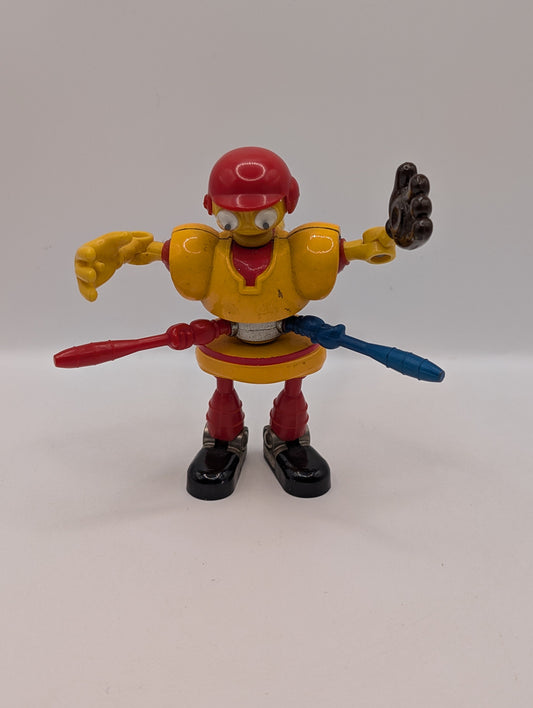 TAKARA TAKATOKU CHOGOKIN ROBODACHI BASEBALL PLAYER DIE-CAST ROBOT NO.5 JAPAN FRENLY BRICKS - Open 7 Days