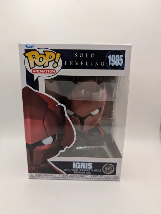 Funko Pop! Vinyl: Solo Leveling - Igris #1985 CHASE FRENLY BRICKS - Open 7 Days