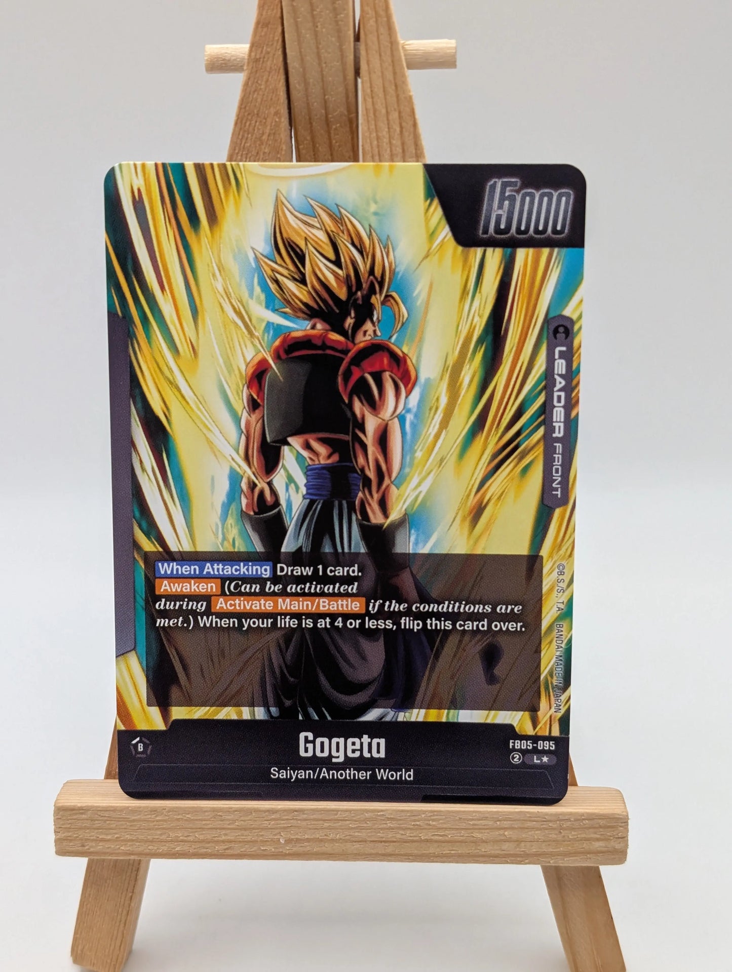 Gogeta FB05-095 Leader Alternate Art New Adventure Dragon Ball Super Card Game FRENLY BRICKS - Open 7 Days