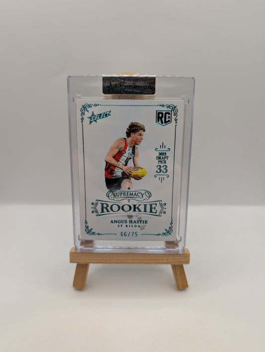2024 AFL SELECT SUPREMACY ROOKIE ANGUS HASTIE BLUE /75 ST KILDA FRENLY BRICKS - Open 7 Days