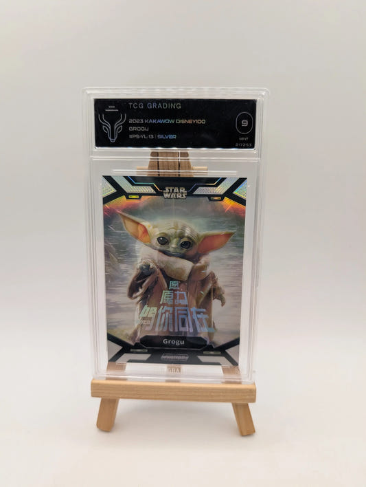 2023 Kakawow Phantom Disney100 Star Wars Grogu #PS-YL-13 TCG 9 FRENLY BRICKS - Open 7 Days