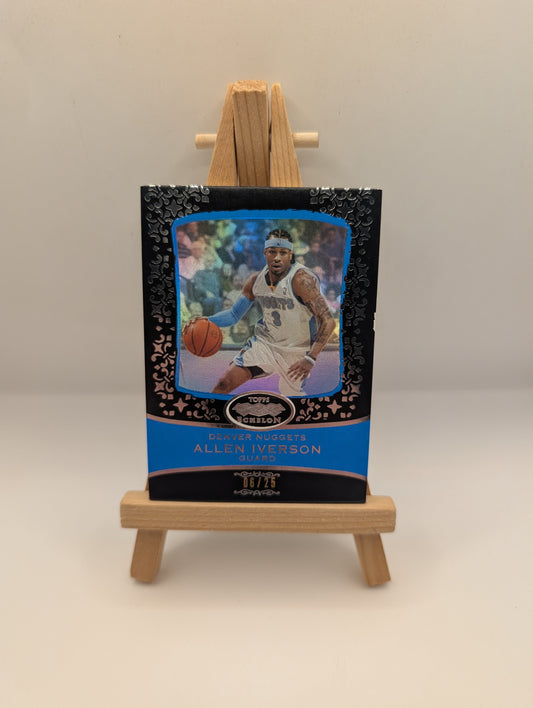 2007-08 Topps Allen Iverson Echelon Blue /25 FRENLY BRICKS - Open 7 Days