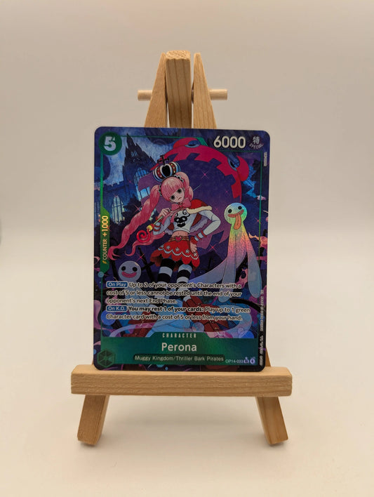 Perona Alt Art OP14-033 SR The Azure Sea's Seven ONE PIECE TCG English FRENLY BRICKS - Open 7 Days
