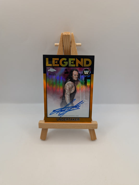 2026 Topps Chrome Undertaker Auto /25 Refractor WWE Signature FRENLY BRICKS - Open 7 Days
