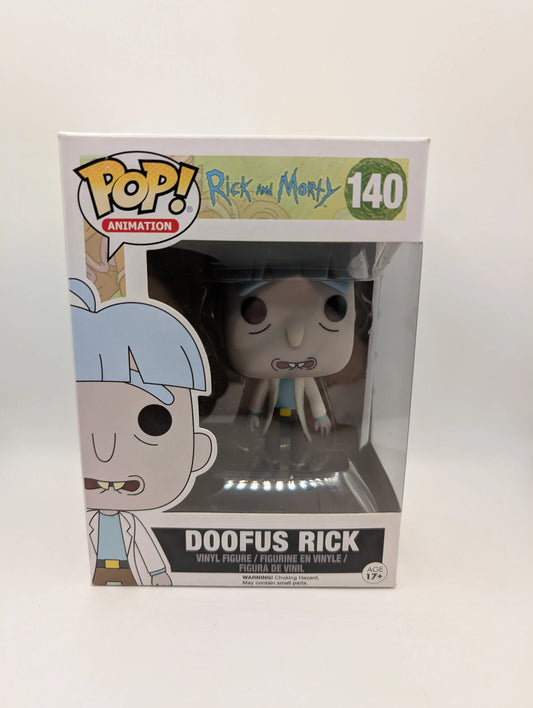 Funko Pop! Doofus Rick #140 Rick and Morty 2017 Animation Vaulted Collectible FRENLY BRICKS - Open 7 Days
