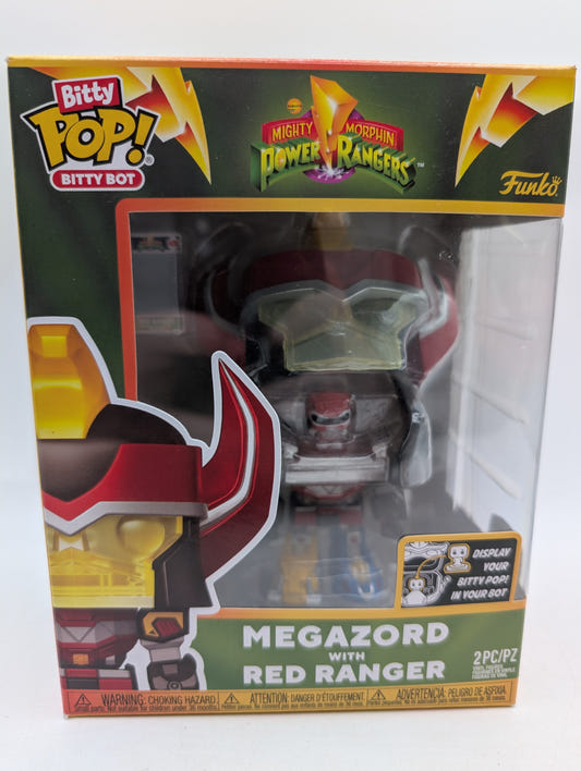 Bitty POP! Mighty Morphin Power Rangers Megazord with Red Ranger 2Pc