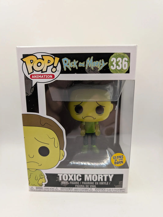 Toxic Morty Pop 336 - Glow Morty - Rick and Morty Funko Pop! Vinyl 2018 Vaulted FRENLY BRICKS - Open 7 Days