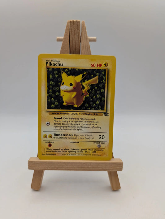 1999 Pokemon Black Star Promo Pikachu # 1 Mint Rare FRENLY BRICKS - Open 7 Days