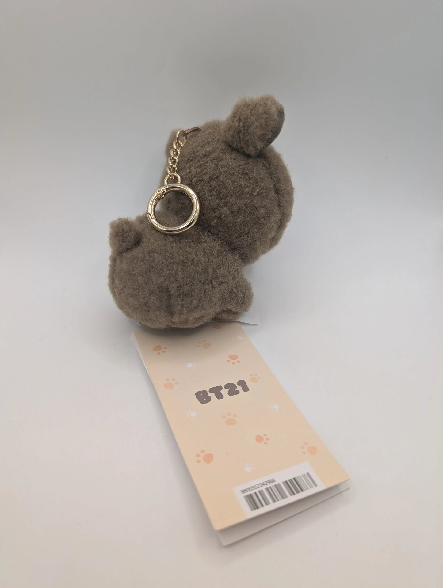 BT21 Baby Cooky More Fluffy Bear Costume Plush Keychain - Official LINE Friends FRENLY BRICKS - Open 7 Days