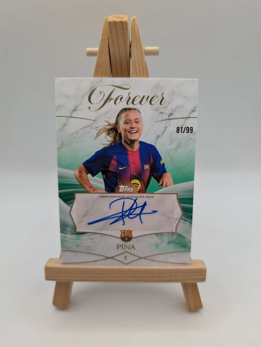 Topps Barcelona Forever Claudia Pina Auto /99 FRENLY BRICKS - Open 7 Days