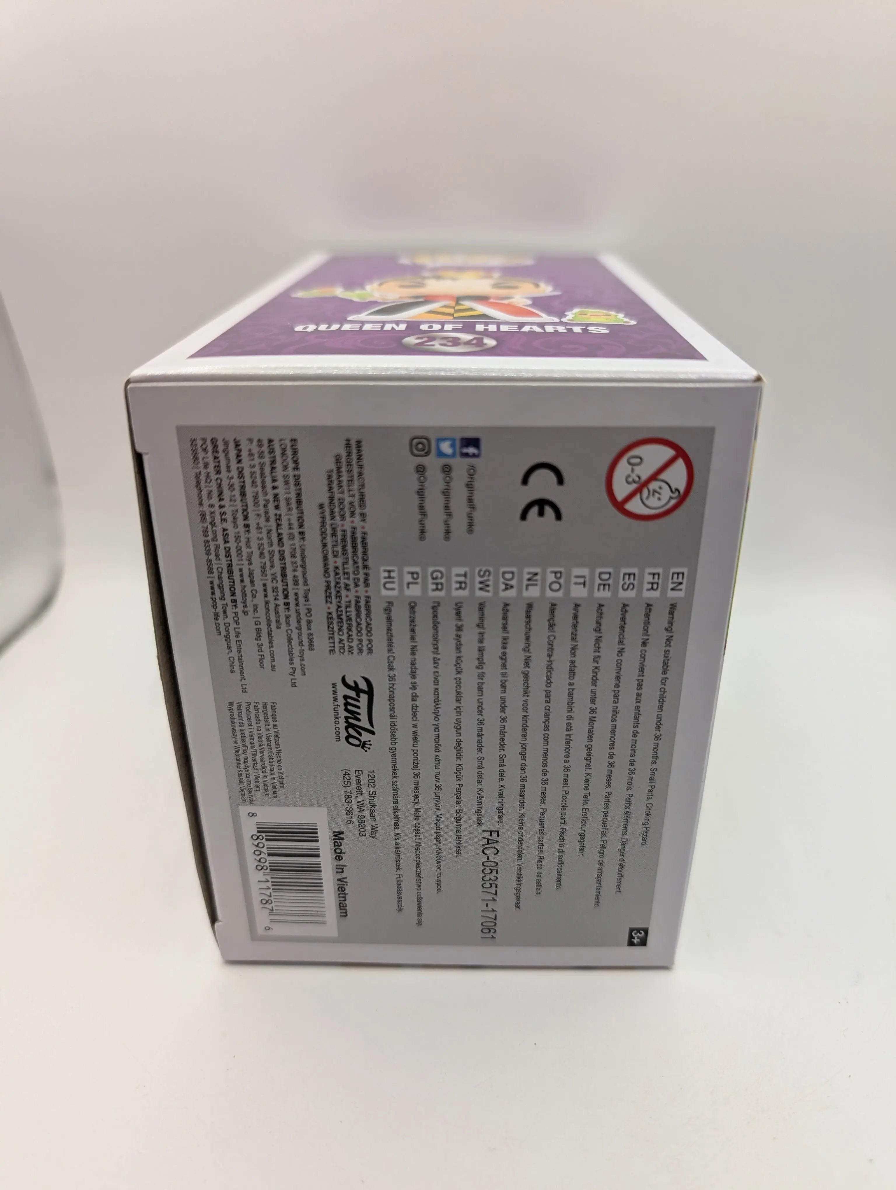 Funko POP! Disney: Queen of Hearts #234 Alice in Wonderland FRENLY BRICKS - Open 7 Days