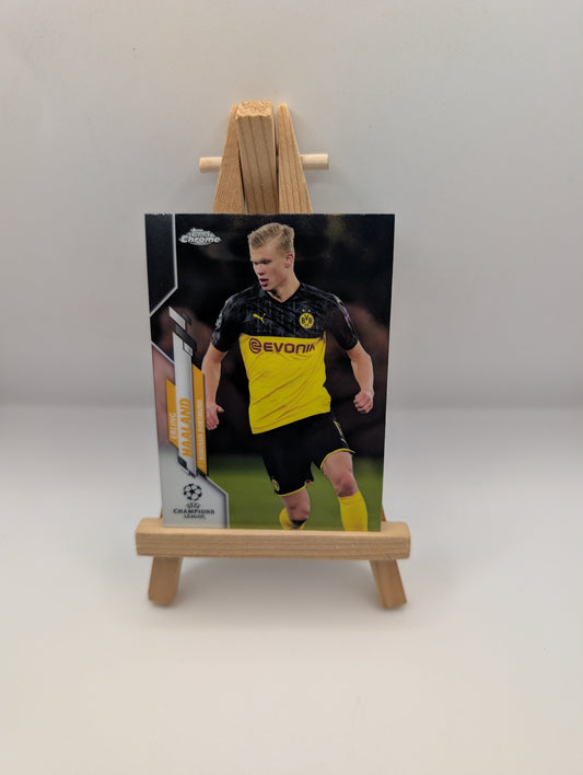 2019-20 Topps Chrome UEFA Champions League - Erling Haaland #74 (RC) FRENLY BRICKS - Open 7 Days
