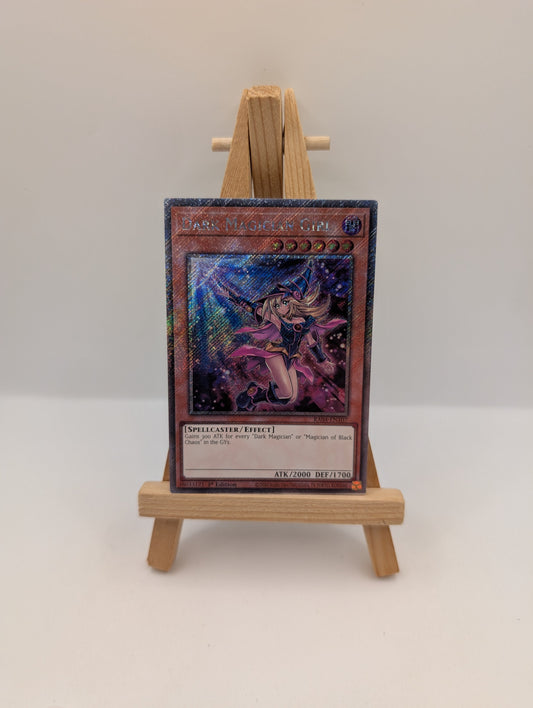 *** DARK MAGICIAN GIRL *** ALTERNATE ART PLATINUM SECRET RARE RA04-EN107 YUGIOH! FRENLY BRICKS - Open 7 Days