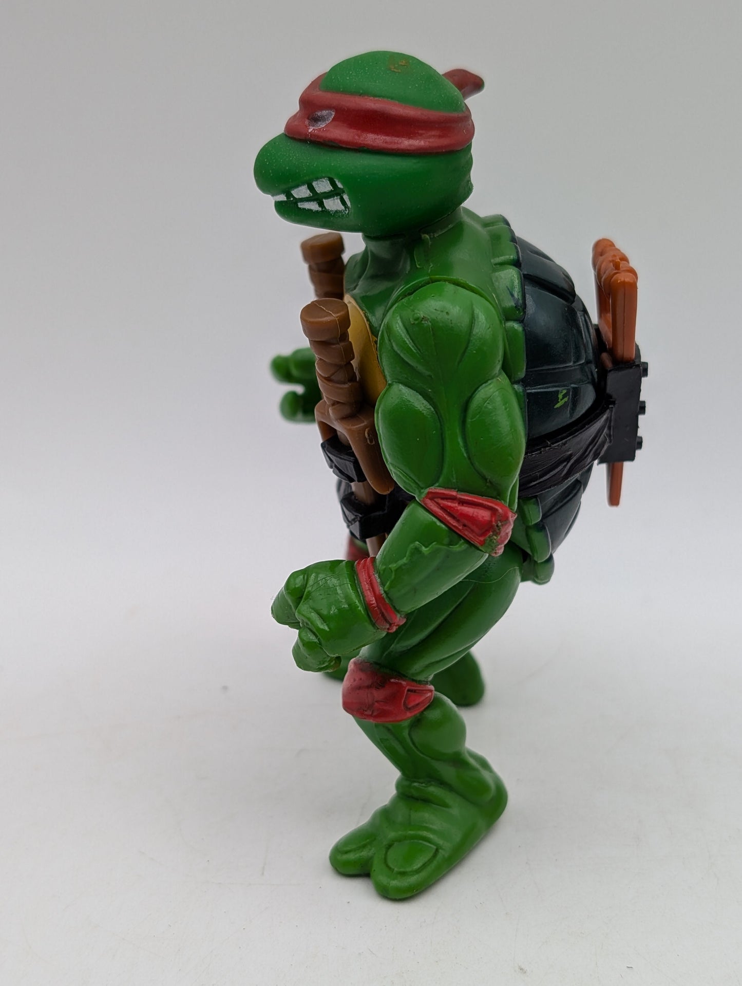 Soft Head Raphael Vintage TMNT Teenage Mutant Ninja Turtles Figure 1988 Raph FRENLY BRICKS - Open 7 Days