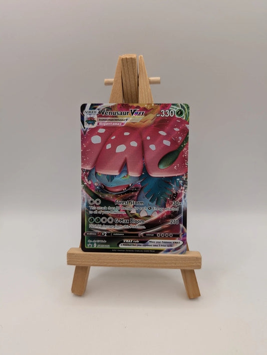 POKEMON TCG VENUSAUR VMAX SWSH102 SWORD & SHIELD PROMO FRENLY BRICKS - Open 7 Days