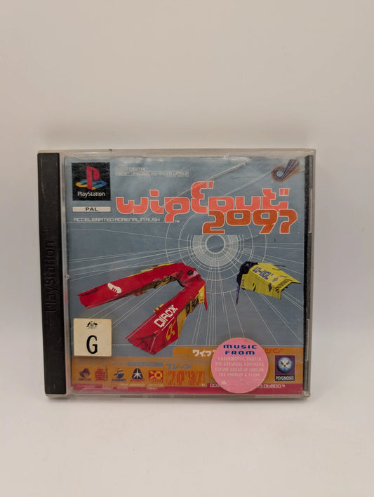 Wipeout 2097 Platinum - Sony Playstation 1 PS1 - Complete CIB PAL FRENLY BRICKS - Open 7 Days