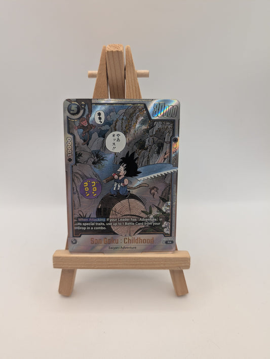 Son Goku : Childhood SB01-053 Gold Alternate Art Dragon Ball Manga Booster Card FRENLY BRICKS - Open 7 Days
