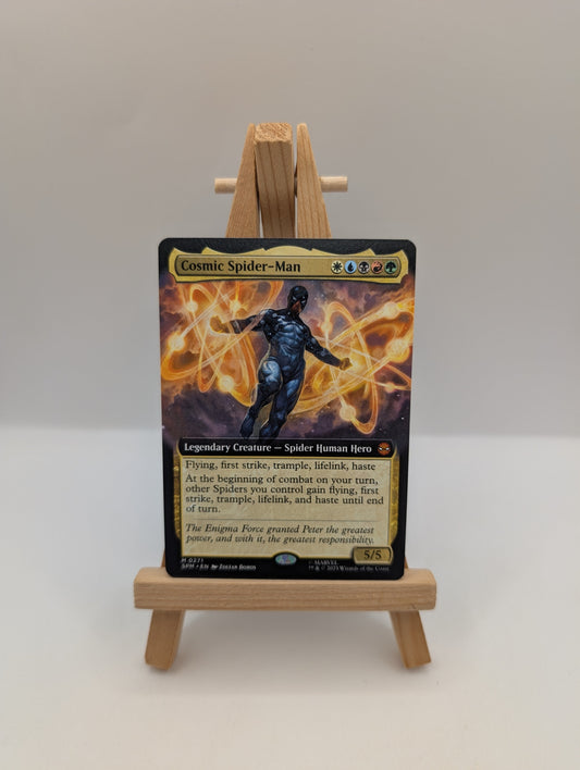 MTG Spiderman SPM | Non-Foil Extended Art | 0271 Cosmic Spider-Man FRENLY BRICKS - Open 7 Days
