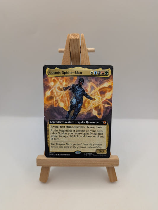 MTG Spiderman SPM | Non-Foil Extended Art | 0271 Cosmic Spider-Man FRENLY BRICKS - Open 7 Days